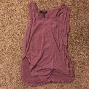 Forever 21 Made in the USA Ribbed Purple Tank